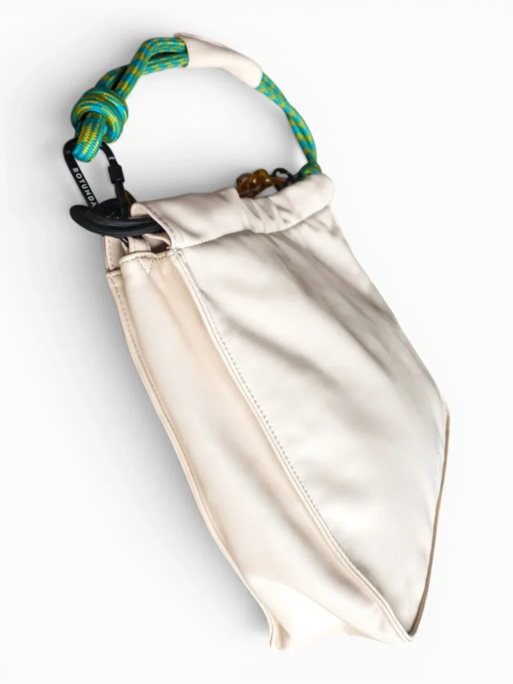 Rotunda Sant Hobo Off-White PU Leather Bag w/ Dustbag NWT